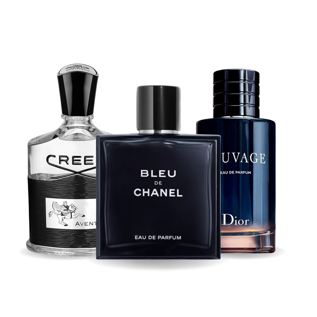 Creed Aventus, Bleu De Chanel, Dior Sauvage 100ml